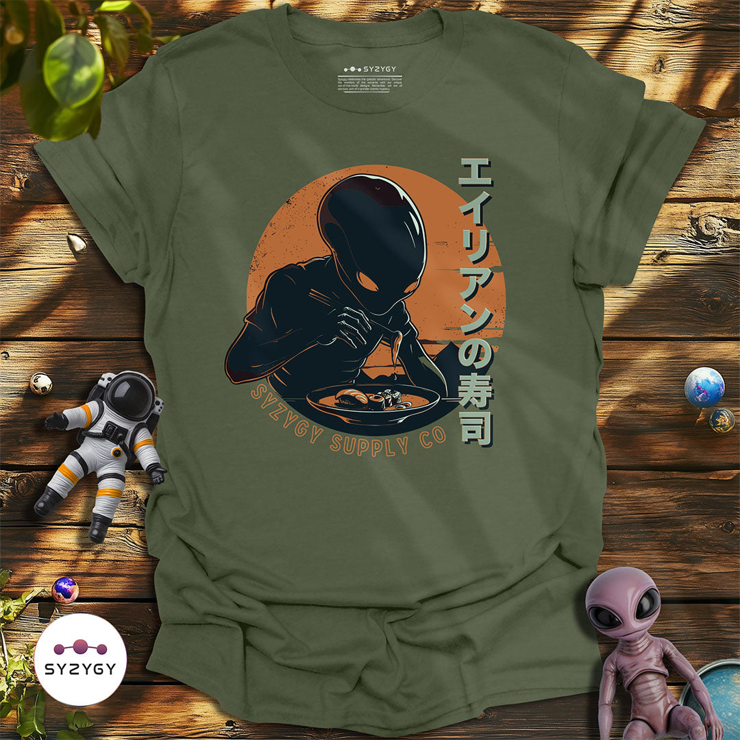 Alien Sushi T-shirt