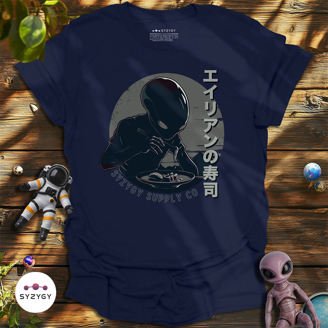 Alien Sushi T-shirt