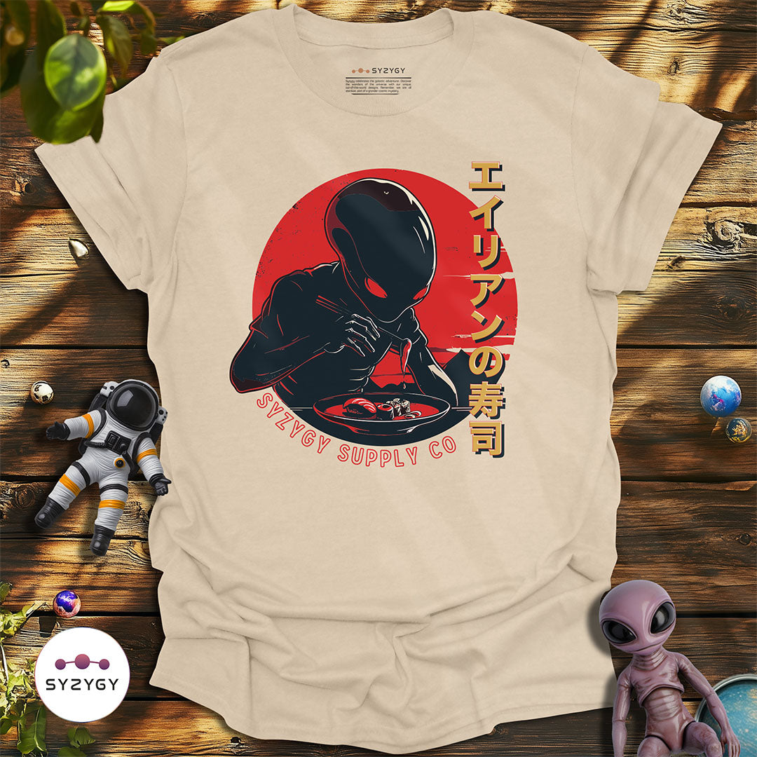 Alien Sushi T-shirt