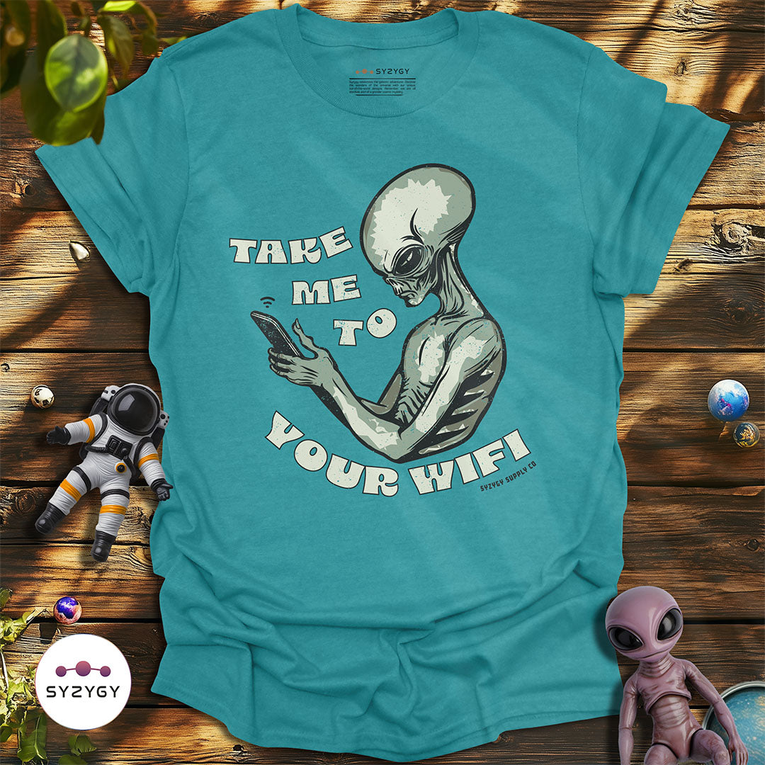 Take Me To Your Wifi T-shirt