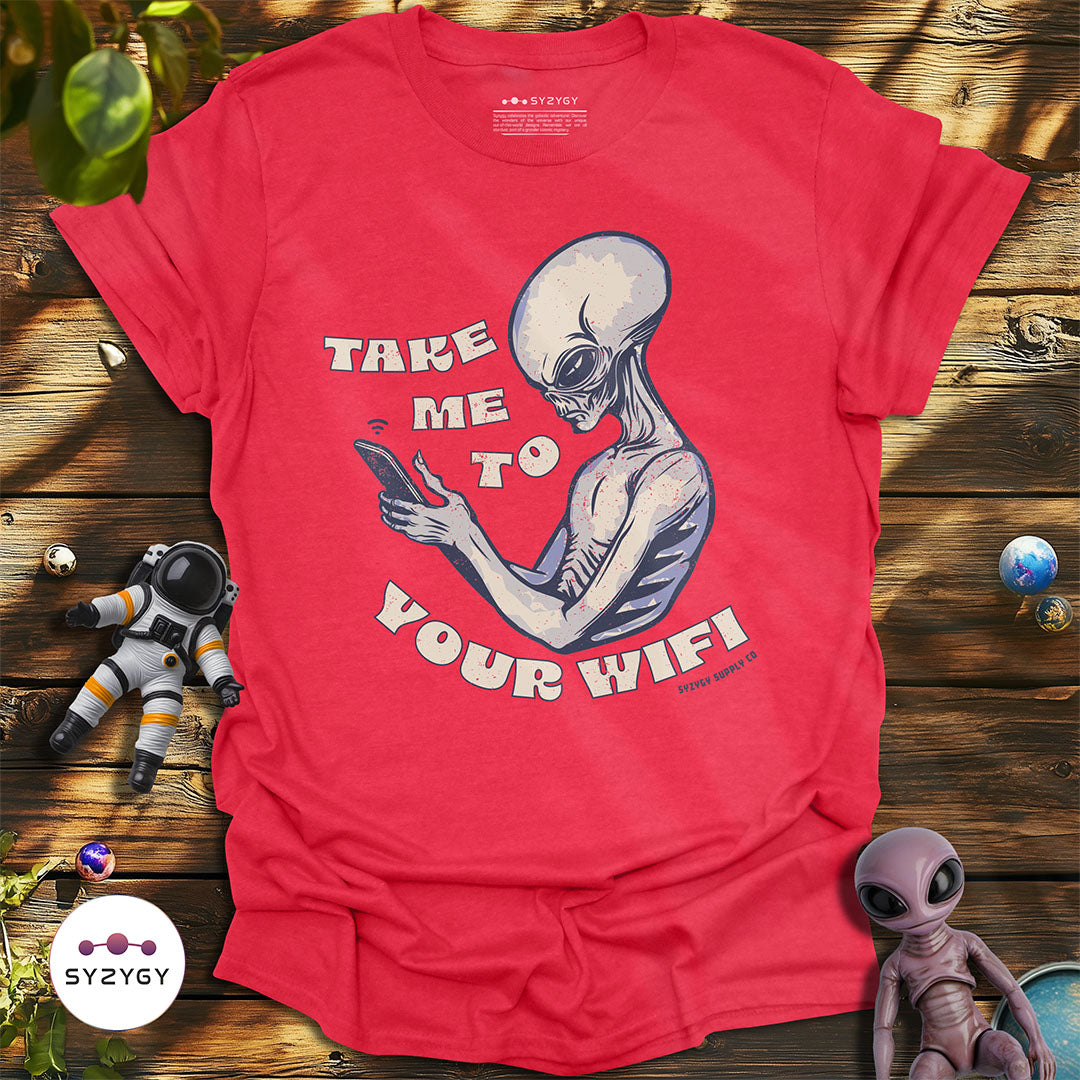 Take Me To Your Wifi T-shirt